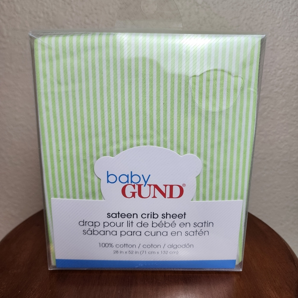 Baby Gund Sateen Crib Sheet
